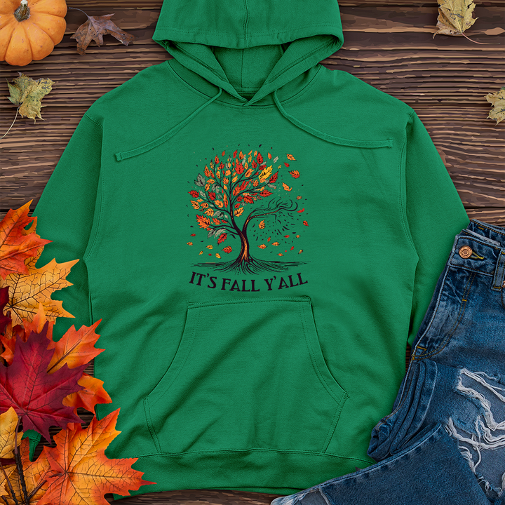 It's Fall Y'all Blooming Midweight Hoodie