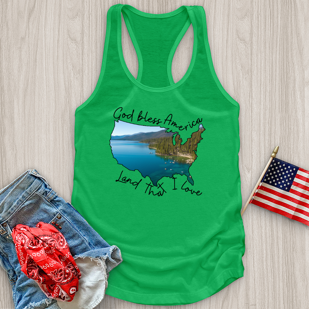 Lake With Boats on It Tank Top