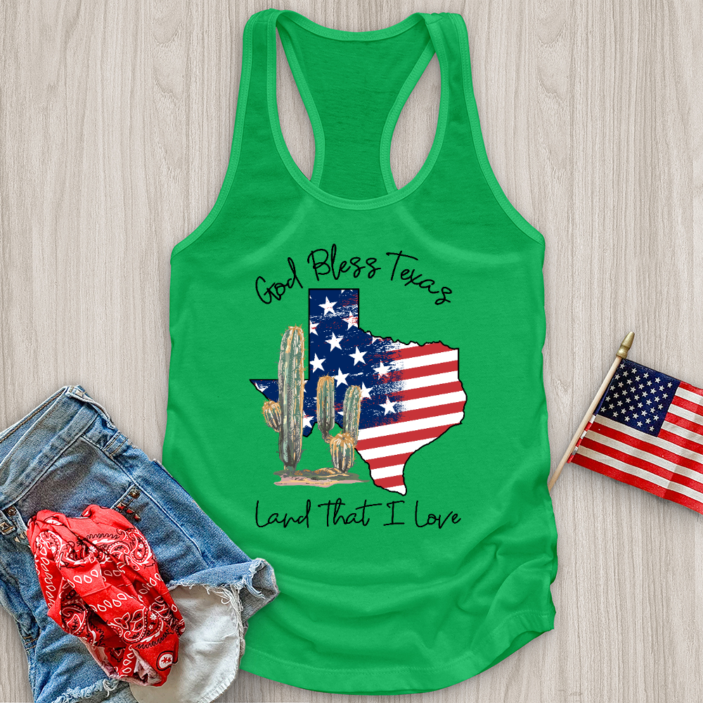 God Bless Texas Tank Top