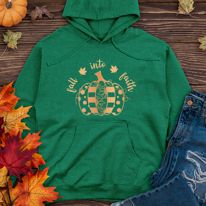 Fall Into Faith Spotted Pumpkin Midweight Hoodie