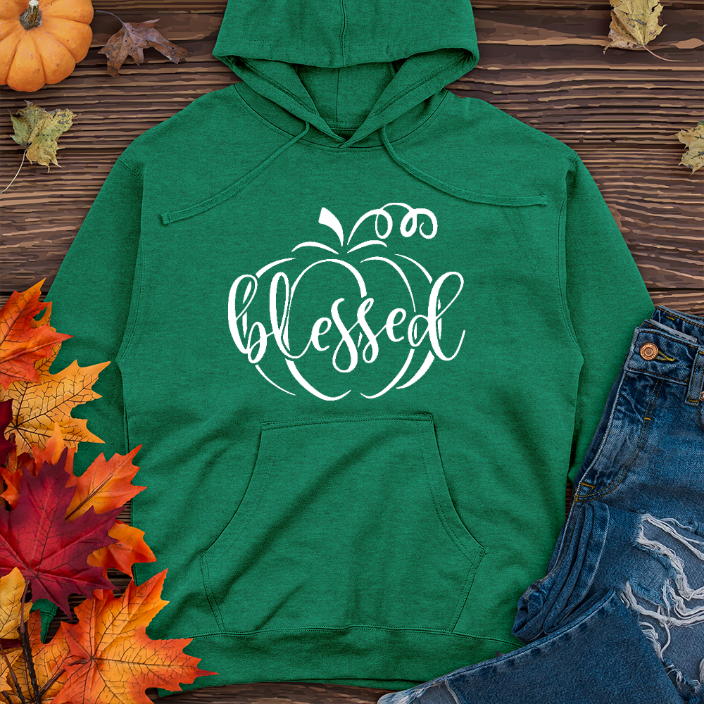 Fancy Blessed Pumpkin Midweight Hoodie