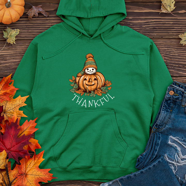 Thankful Happy Pumpkins Midweight Hoodie