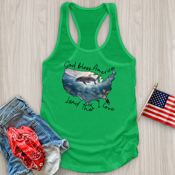 Ocean With Animals in It 2 Tank Top