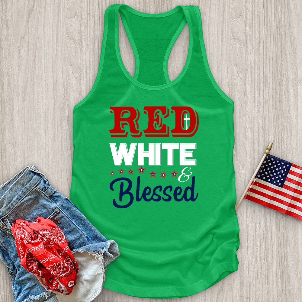 Red White & Blessed Tank Top