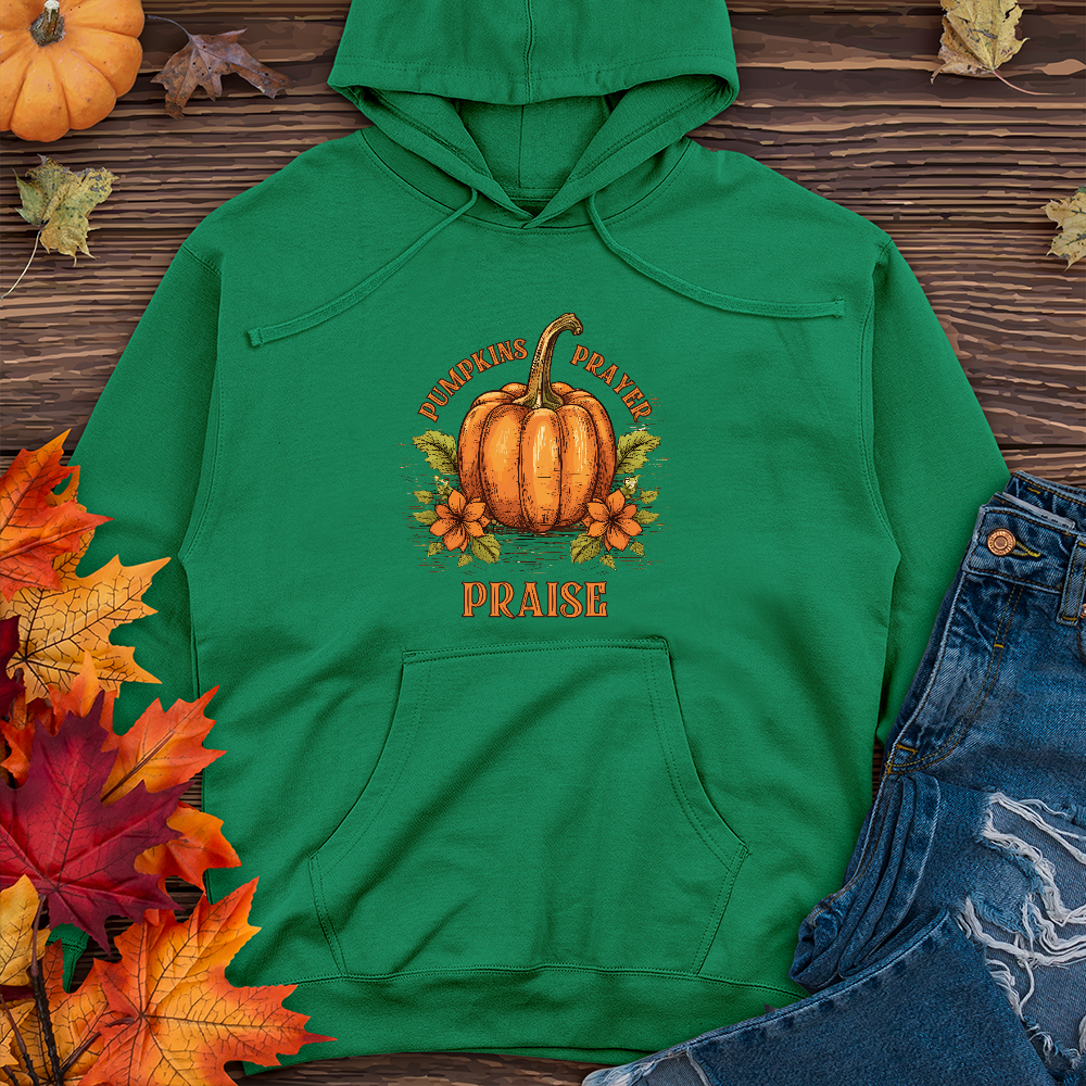 Pumpkins Prayer & Praise Midweight Hoodie