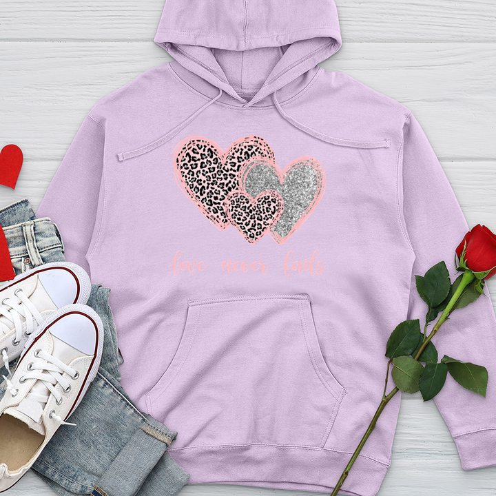 Love Never Fails Midweight Hooded Sweatshirt