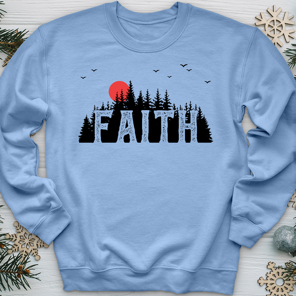 Faith Evergreens Crewneck