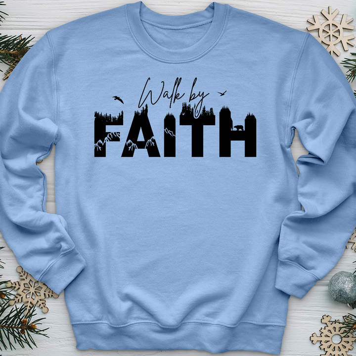 Walk by Faith Wilderness 01  Crewneck