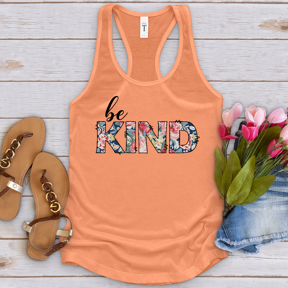 Be Kind Flowers Tank Top