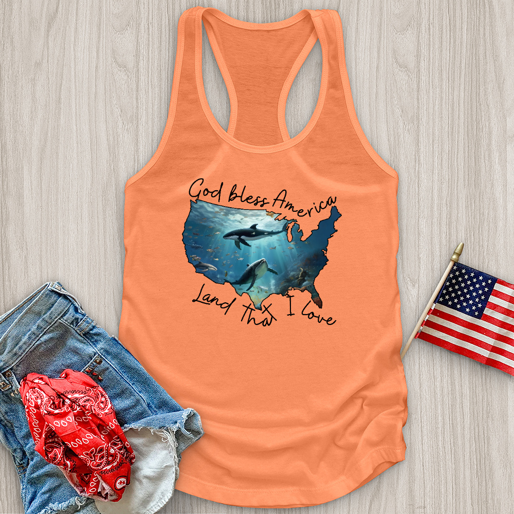 Ocean With Animals in It 3 Tank Top