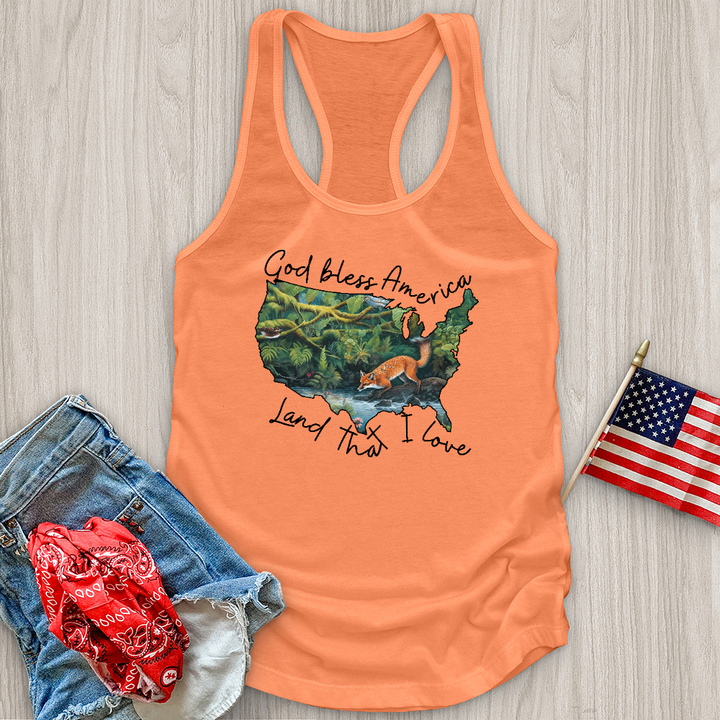 Forest With Animals in It Tank Top