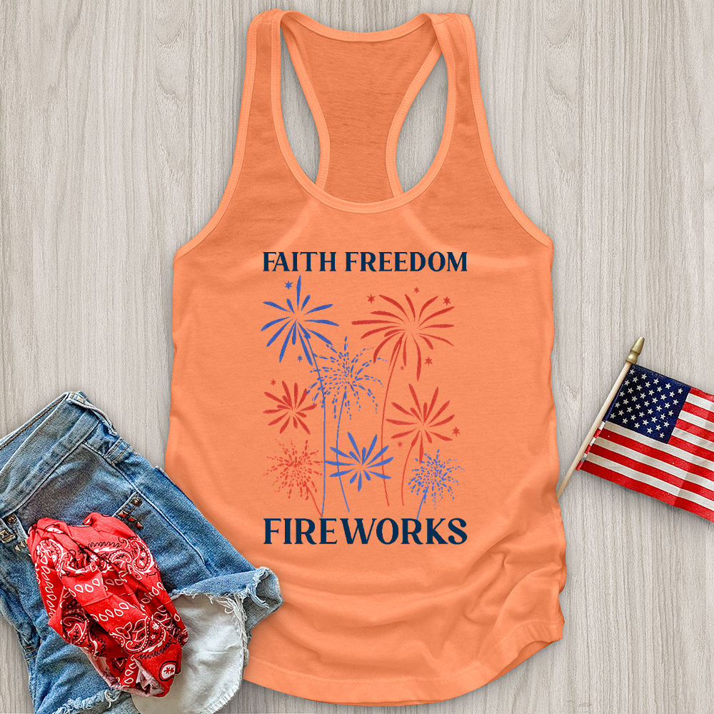 Faith & Fireworks Garden Tank Top