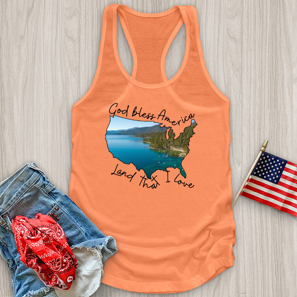 Lake With Boats on It Tank Top