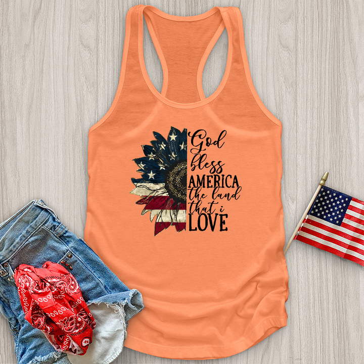 Land That I love Sunflower Tank Top