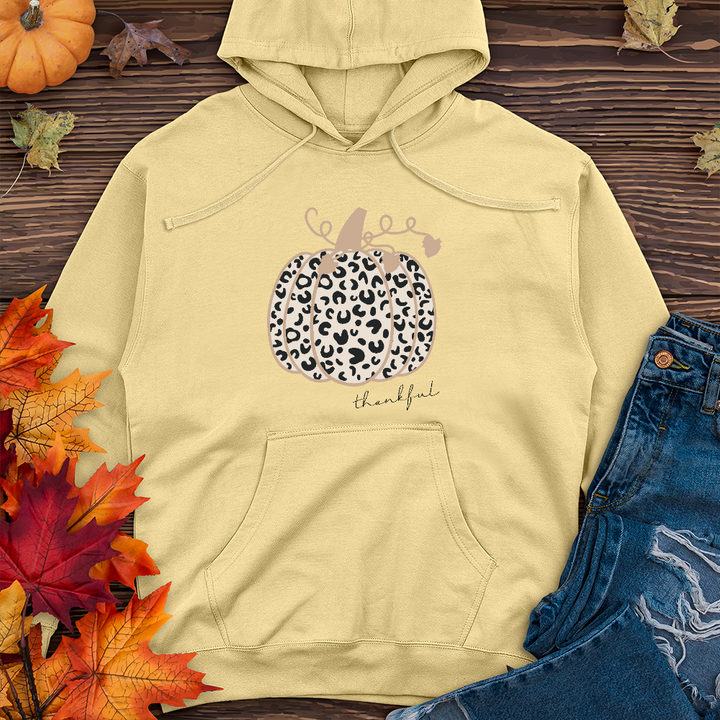 Thankful Leopard Pumpkin   Midweight Hoodie