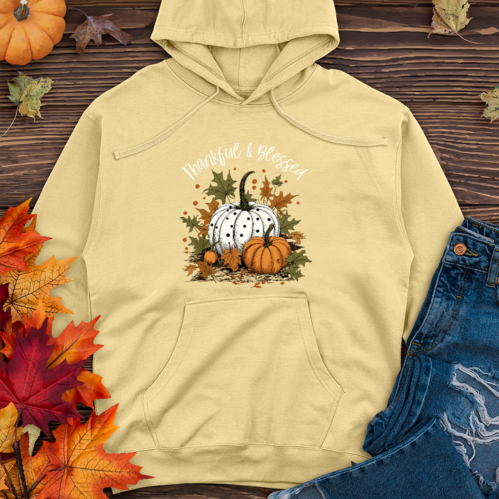 Thankful & Blessed Pumpkin Patch Midweight Hoodie