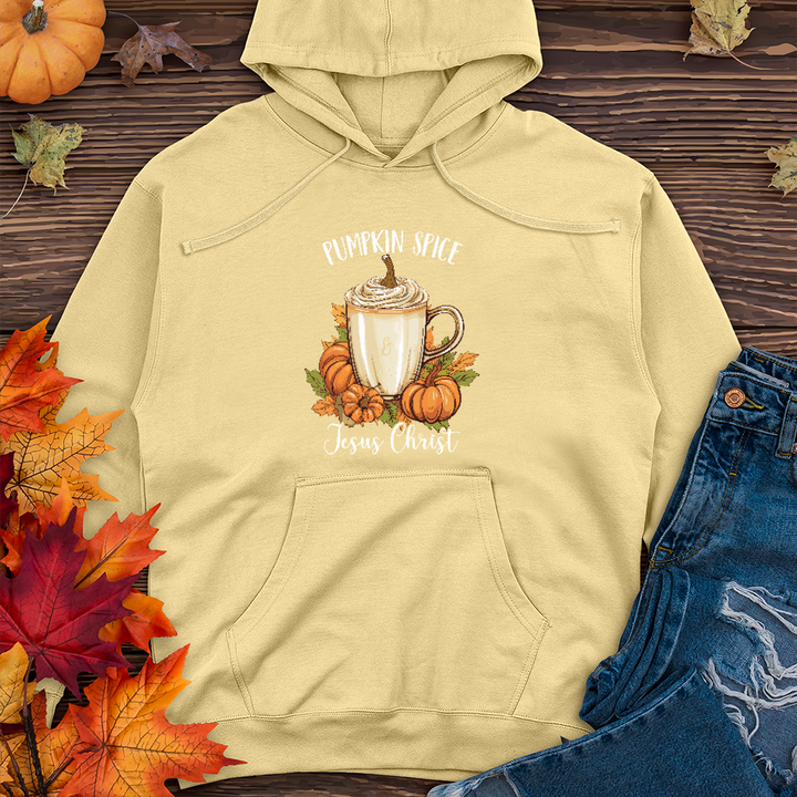 Autumn Latte Pumpkin Midweight Hoodie