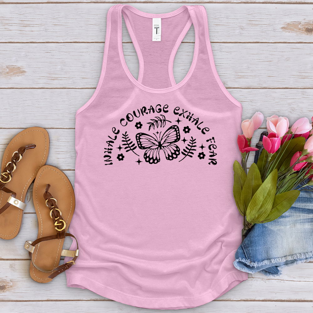 Exhale Fear Butterfly Tank Top