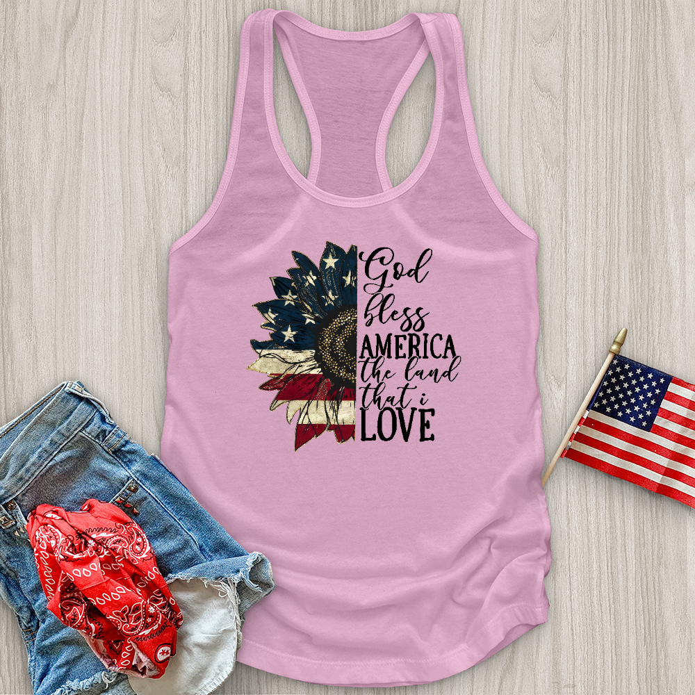 Land That I love Sunflower Tank Top