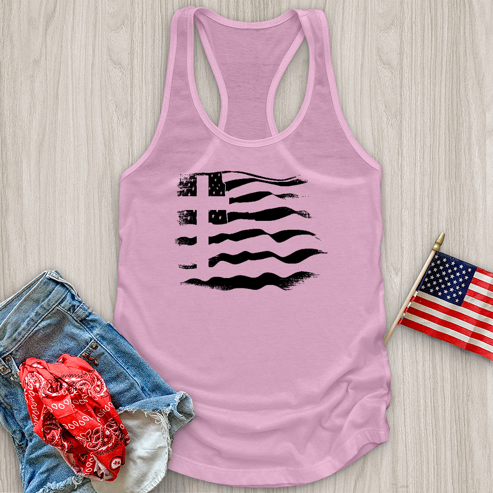 Flag & Cross Tank Top