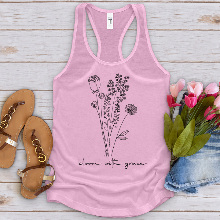 Bloom With Grace Bouquet Tank Top