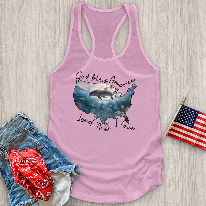 Ocean With Animals in It 2 Tank Top