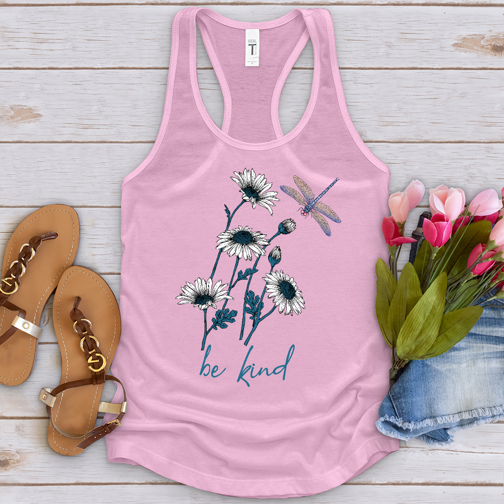 Be Kind Daisy Flower Tank Top