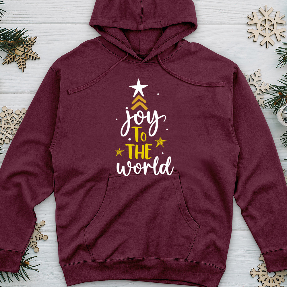 Joy to The World Midweight Hooded Sweatshirt