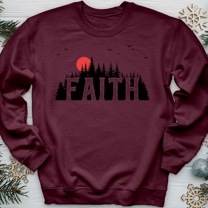 Faith Evergreens Crewneck