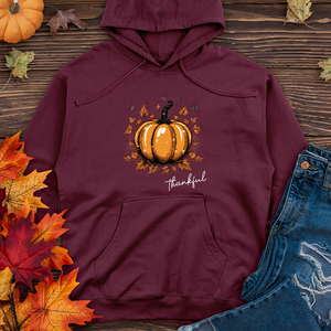 Sparkling Thankful Pumpkin Midweight Hoodie