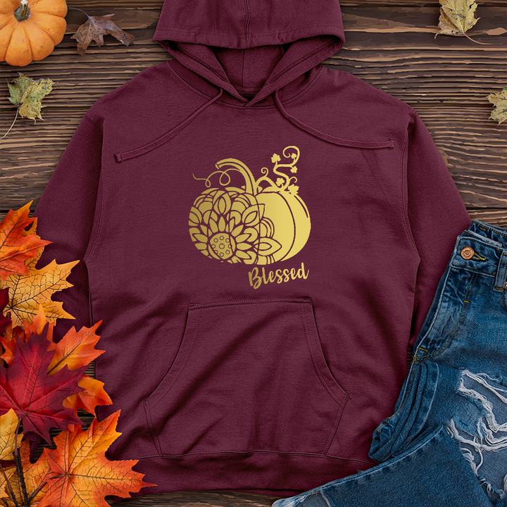 Blss Gol Sunflow Pumpkin Midweight Hoodie