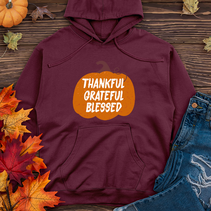 TGB Autumn Pumpkin Scene   Midweight Hoodie