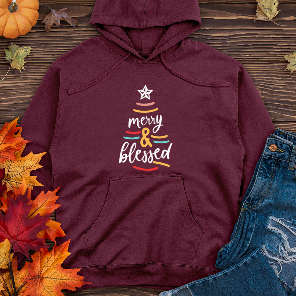 Merry and Blessed 2 Midweight Hooded Sweatshirt