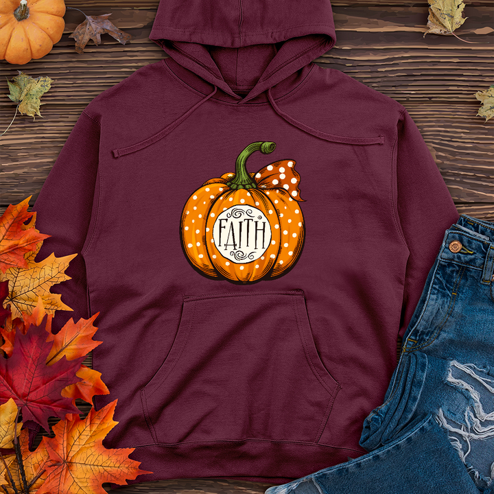 Faith Autumn Pumpkin Midweight Hoodie