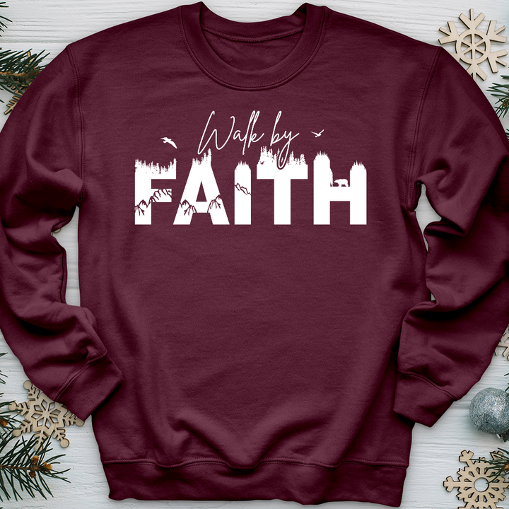 Walk by Faith Wilderness 02  Crewneck