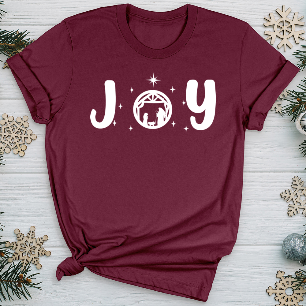 Joy Nativity Softstyle Tee