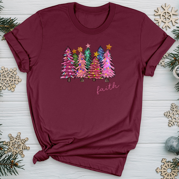 Faith Pink Tree Softstyle Tee