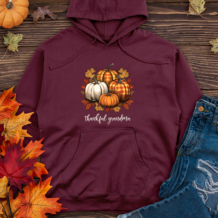 Thankful Grandma Midweight Hooded Sweatshirt