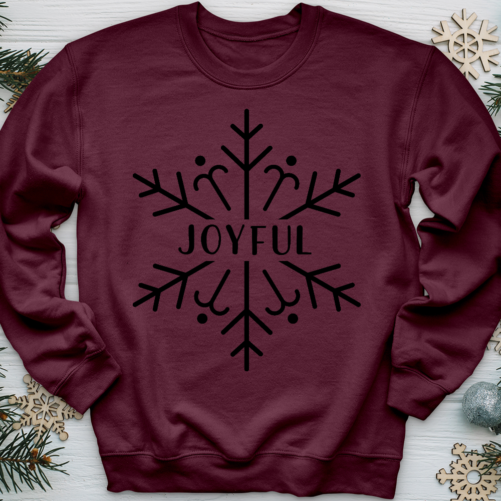 Joyful Snowflake Crewneck