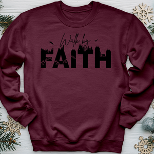 Walk by Faith Wilderness 01  Crewneck