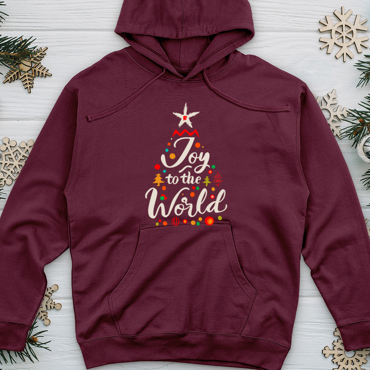 Joy to the world 01 Midweight Hooded Sweatshirt