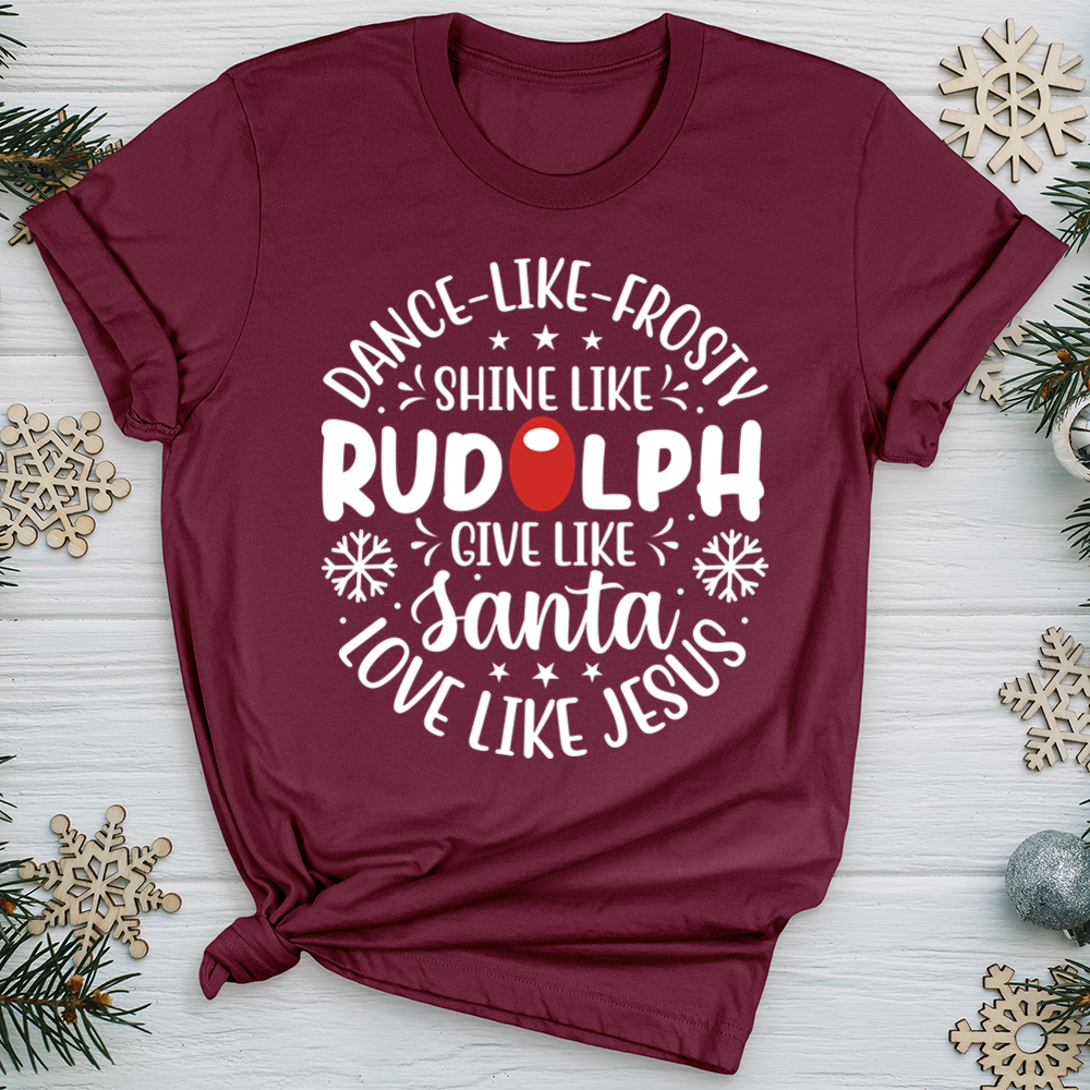 Shine Like Rudolph Softstyle Tee