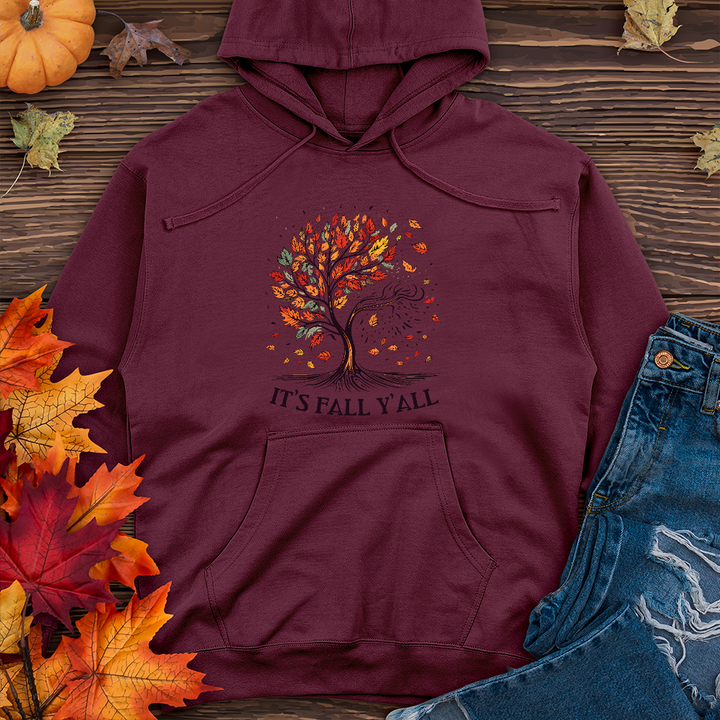 It's Fall Y'all Blooming Midweight Hoodie