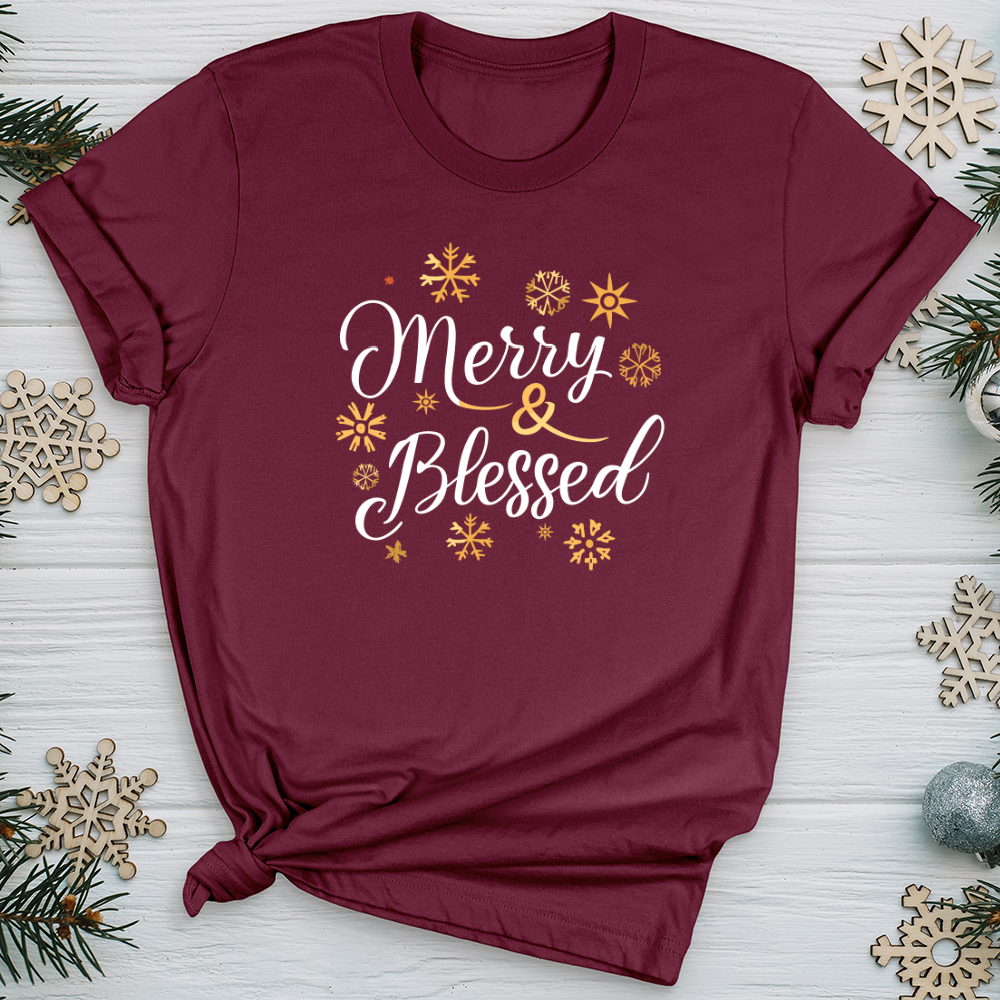 Merry and Blessed 01 Softstyle Tee