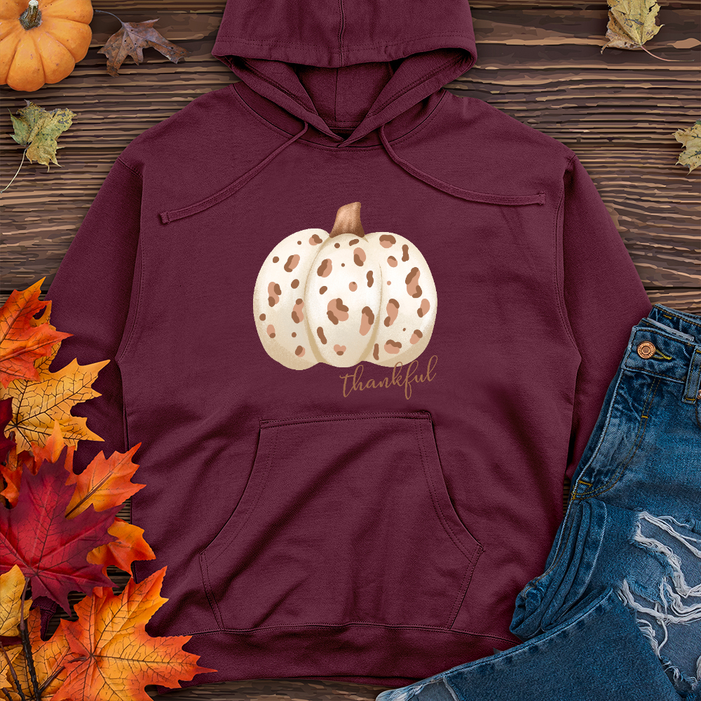 Thankful Skin Colored Pumpkin Midweight Hoodie