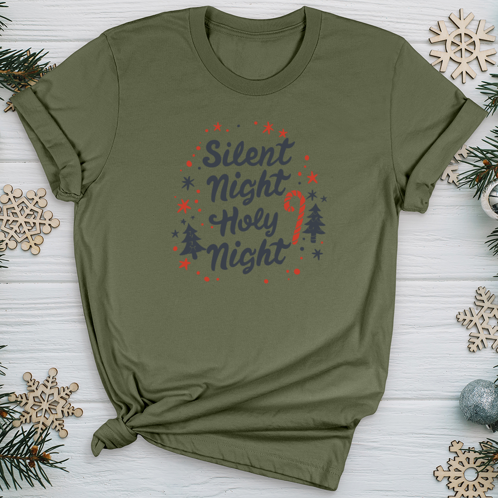 Silent Night Holy Night 01 Softstyle Tee