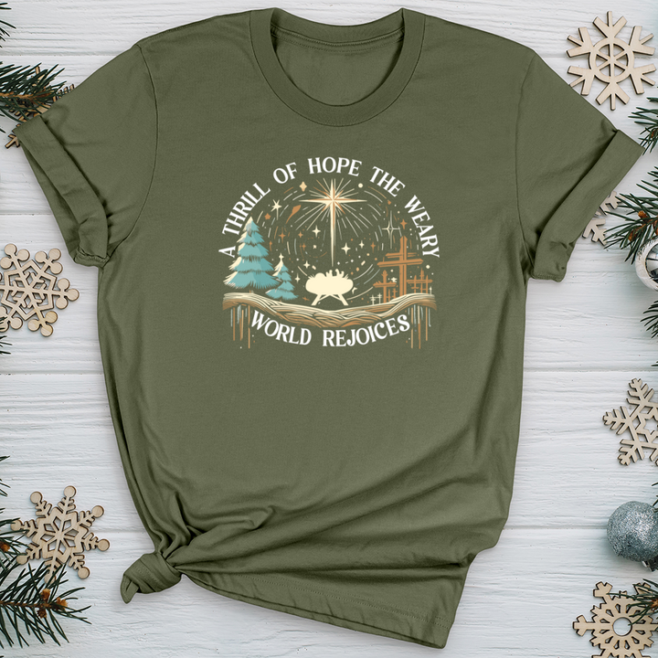 A Thrill of Hope the Weary World Rejoices Softstyle Tee