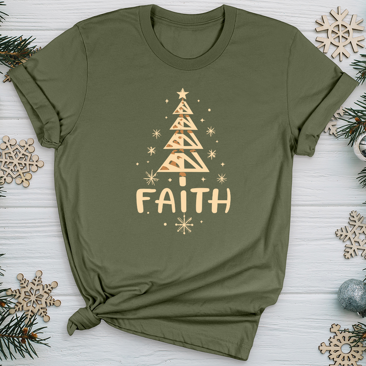 Faith Christmas Tree Softstyle Tee