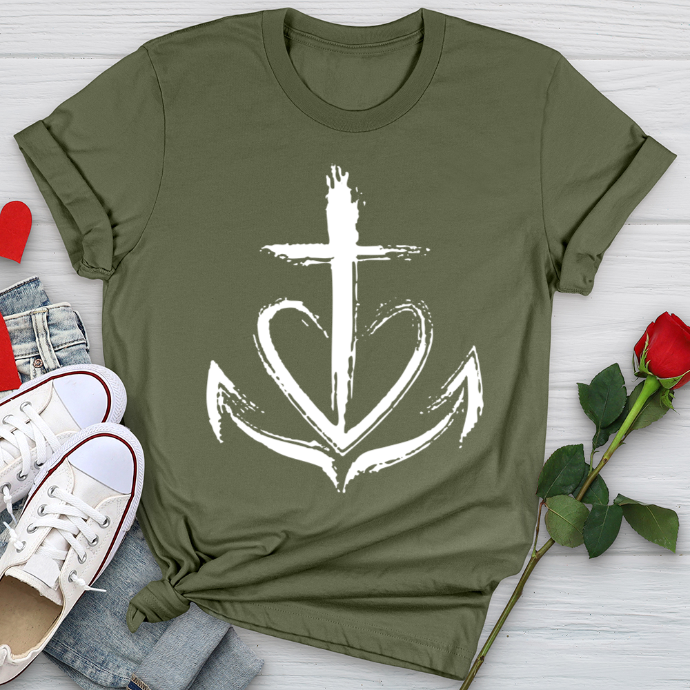 Faith is the anchor Softstyle Tee