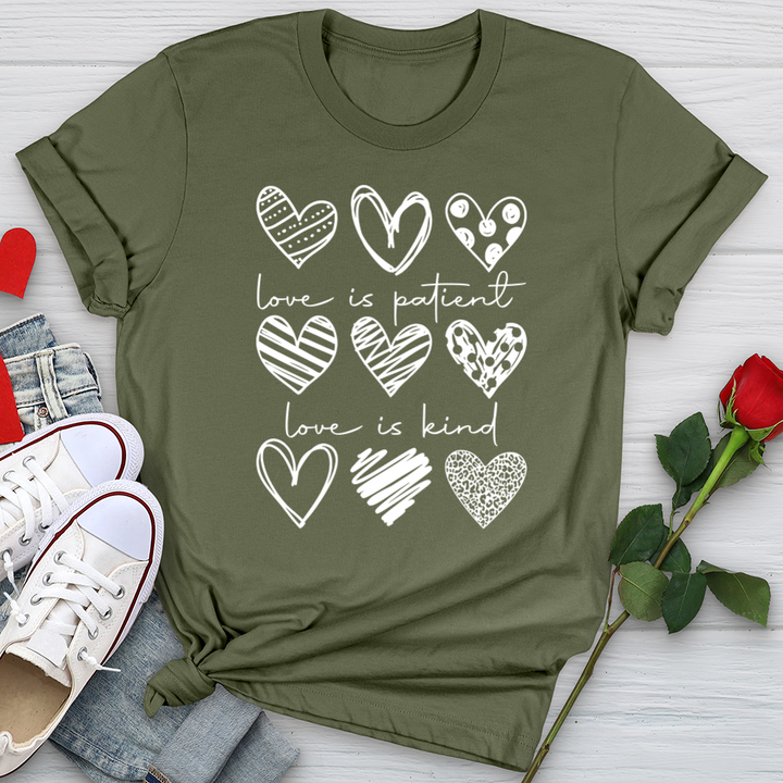 Heart Pattern Softstyle Tee